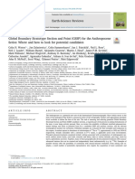 Global Boundary Stratotype Section and Point (GSSP) For The Anthropocene T Series: Where and How To Look For Potential Candidates