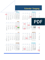 2018 Calendar Dongeng Geologi