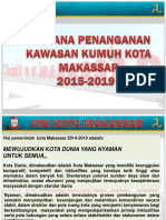 Rencana Penanganan Kawasan Permukiman Kumuh Kota Makassar Tahun 2015 2019