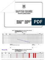 14 Daftar Hadir Ks - Guru Tahun 12 - 13