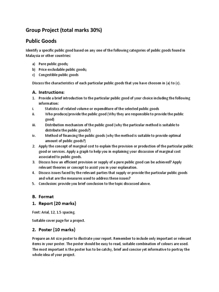 Congestible Public Goods Analysis | PDF | Public Good | Economics