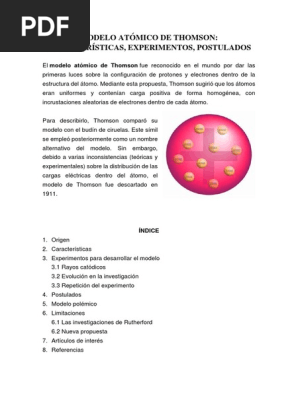 Modelos Atómicos átomos Electrón