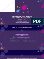 Transportation: Afrilia Dian Kristanti Gabriel Dwi Firdinan Batista