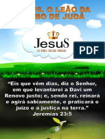 Evangelizacao - CIAS - Out 2018 - Jesus o Leao Da Tribo de Juda - Jesus o Rei Dos Reis