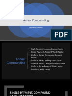 Annual Compounding