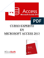 Microsoft Access 2013 Subrayado