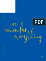 We Remember Everything - WEB