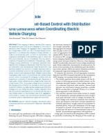 Research: Combining Market-Based Control With Distribution Grid Constraints When Coordinating Electric Vehicle Charging