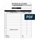 Ficha de Inscripcion CICLISMO FIM