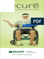 Secure (Personal Accident Insurance Product) Brochure