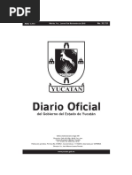 Diario Oficial: Del Gobierno Del Estado de Yucatán | PDF ...
