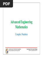 Advanced Engineering Math - Complex Numbers PDF