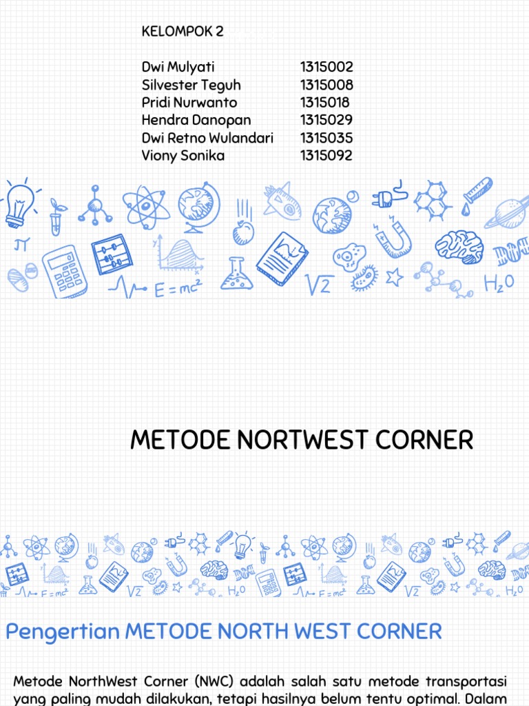 Metode North West Corner dalam Transportasi | PDF