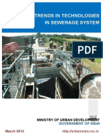 Recent Trends in Technologies in Sewerage System: March 2012