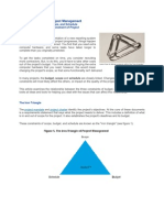 The Iron Triangle of Project Management