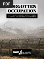 Al Marsad - Forgotten Occupation: Life in The Syrian Golan After 50 Years of Israeli Occupation