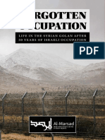 Al Marsad - Forgotten Occupation: Life in the Syrian Golan after 50 years of Israeli Occupation