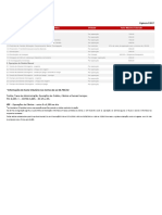 Tabela de Tarifas Cotação PDF