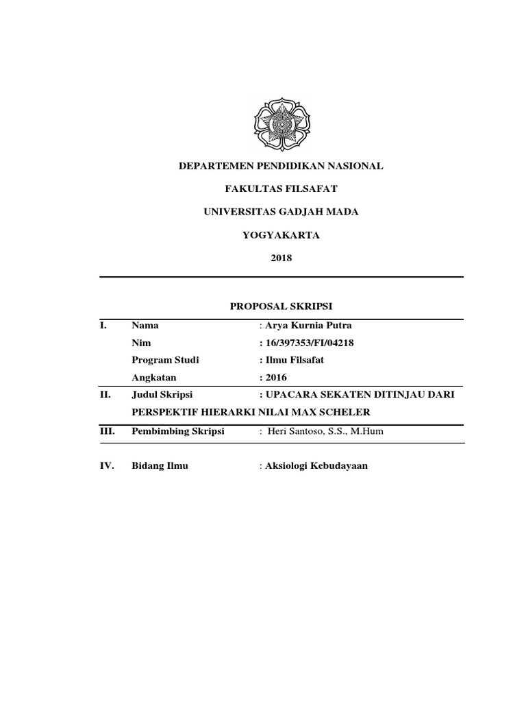 Contoh Proposal Skripsi Pdf