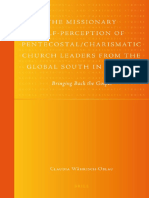 Claudia Währisch-Oblau-The Missionary Self-Perception of Pentecostal Charismatic Church Leaders From the Global South in Europe (Global Pentecostal and Charismatic Studies) (2009)