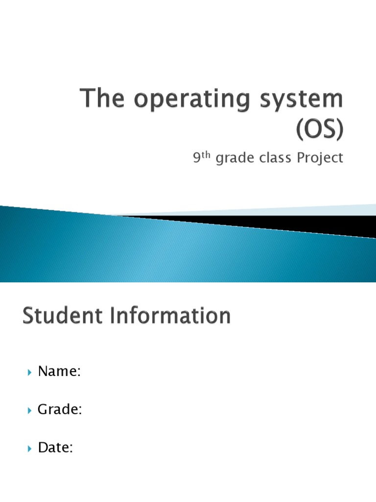 The Operating System Online Work File Os | PDF | Graphical User ...