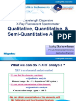 Qualitative, Quantitative, & Semi-Quantitative Analysis: Wavelength Dispersive X-Ray Fluorescent Spectrometer