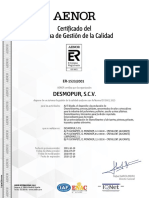 CertificadoER 1523 2001 - ES - 2018 09 27