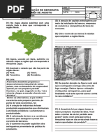 PROVA DE GEOGRAFIA 7° ANO