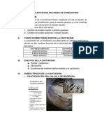 La Cavitacion en Tuberias de Conduccion