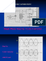 Single Phase Step Up Cyclo Converter: Centre Tap/Mid Point
