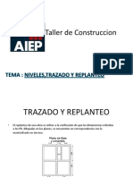 TRAZADO Y REPLANTEO EN CONSTRUCCION D