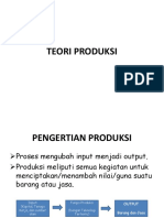 Teori Produksi