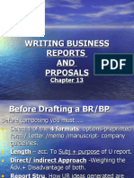 Writing Business Reports AND Prposals