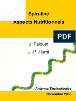 Spiruline Aspects - Nutritionnels.-.Antenna - ch.2006.41p PDF