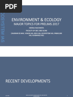 Major Topics For Prelims UPSC IAS Environment and Ecology