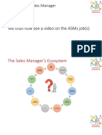 The Role of A Sales Manager: We Shall Now See A Video On The Asms Job (S)