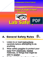 Middle School & High School Science: Lab Safety