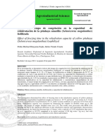 Efecto del tiempo de congelación en la capacidad de rehidratación de la pitahaya amarilla (Selenicereus megalanthus) liofilizada