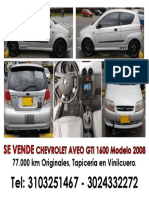 Se Vende Carro