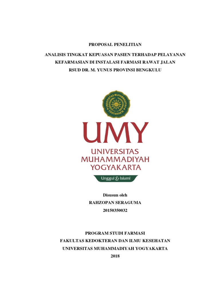 Contoh  Proposal Skripsi Analisis Tingkat Kepuasan Pasien    Contoh  Proposal Skripsi Analisis Tingkat Kepuasan Pasien