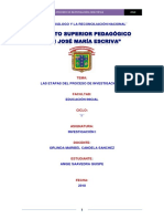 Monografia Las Etapas Del Proceso de Investigacion Cientifica