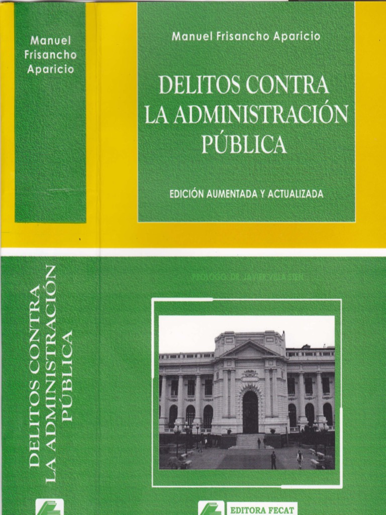 Delitos contra la Administración Pública | PDF | Crimen organizado ...