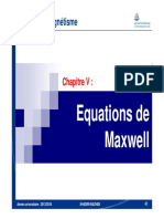 Chapitre 5 Equations de Maxwell