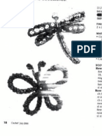 Crochet Butterfly & Dragonfly Pin Pattern Instructions