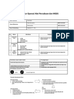 Arsip 4 - Prosedur Operasi Alat Percobaan Dan MSDS Tray