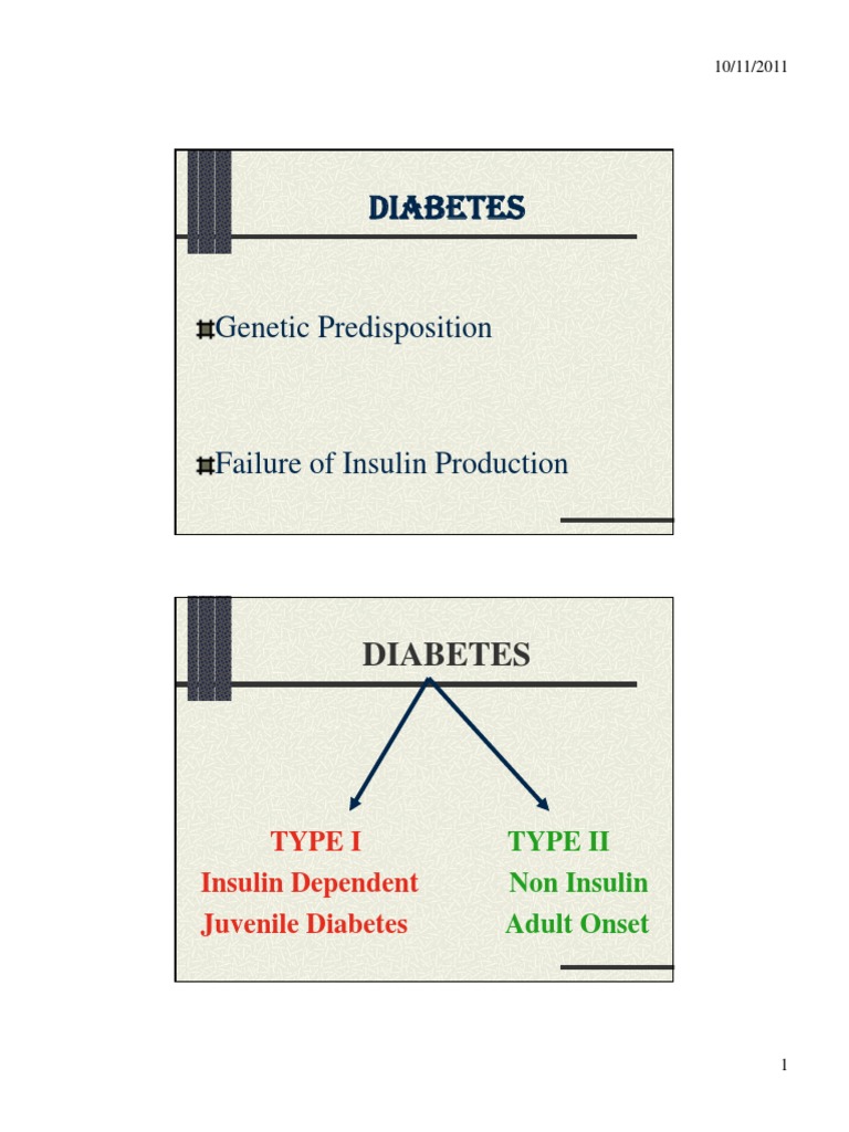 Diabetes Predisposition PDF