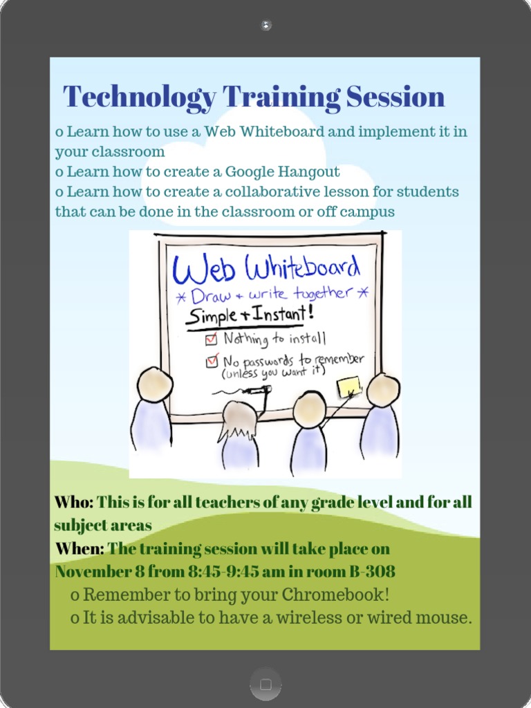 Technology Training Session Flyer 2 | PDF