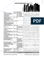 Number Corner Rubric