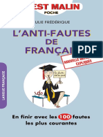 L Anti-Fautes de Français