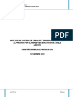 ANÁLISIS DEL SISTEMA DE CARGUIO Y TRANSPORTE DE LA MINA ALPAMARCA POR EL METODO DE EXPLOTACIÓN A CIELO ABIERTO-2009.pdf